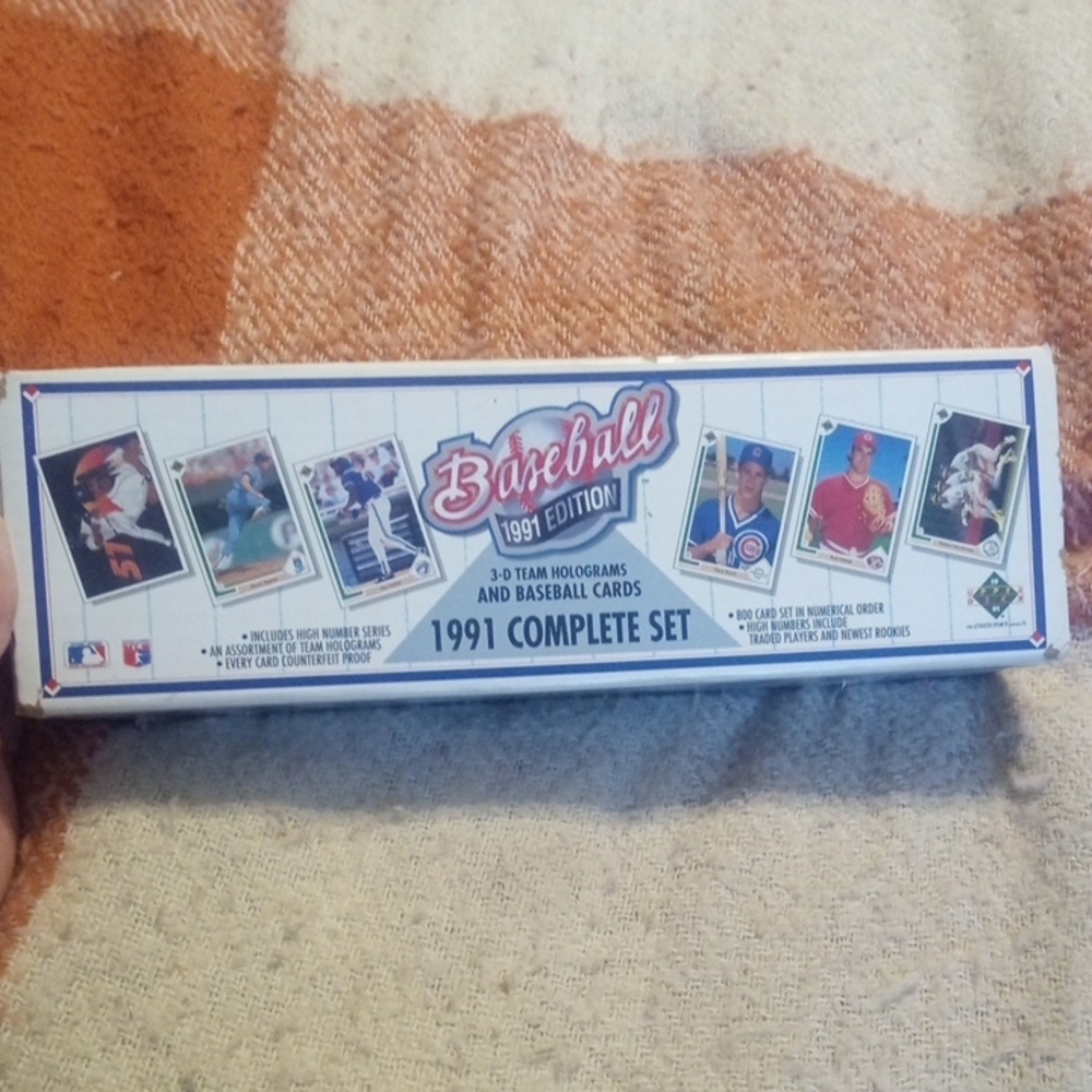 1991 3D Team Holograms Baseball Cards  Set